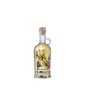 Marzadro Grappa decorata a mano al Ginepro, bottiglia in ceramica dipinta