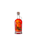 Liquore Marzadro decorato a mano Fragoline di Bosco, bottiglia in ceramica dipinta