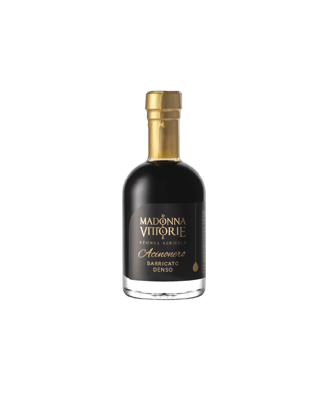 Acinonero MDV, bottiglia di vino rosso trentino su sfondo bianco