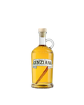 Marzadro Grappa con Genziana, bottiglia con infusione di genziana alpina