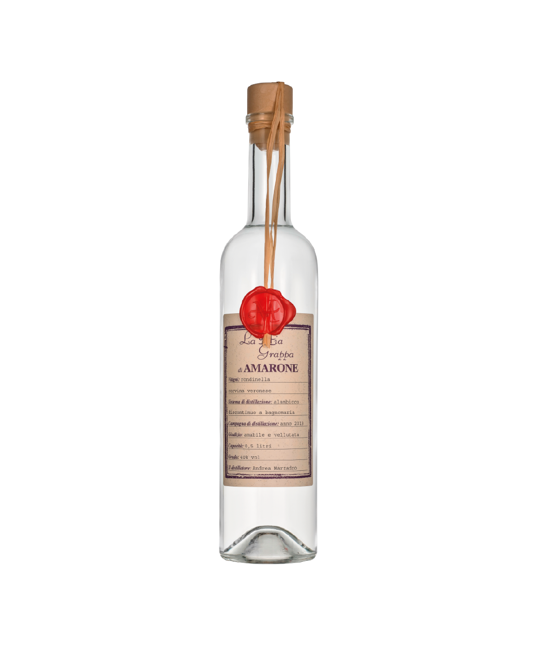 La mia Grappa Valpolicella, vinacce di Valpolicella