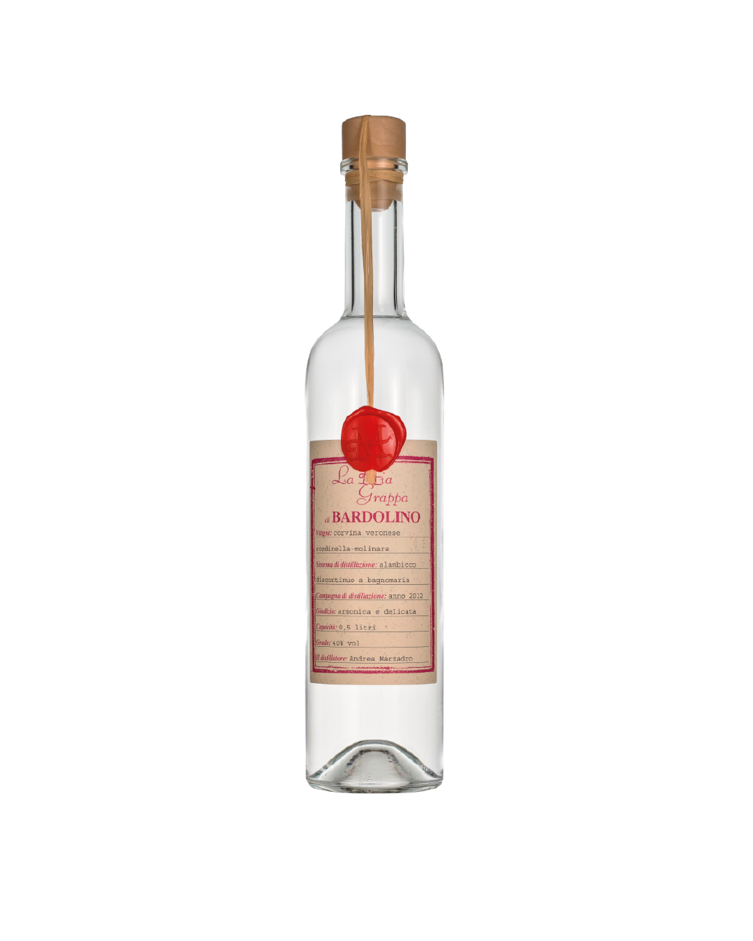 La mia Grappa Valpolicella, vinacce di Valpolicella