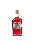 Amaro Marzadro, bottiglia dell'amaro alle erbe trentine su sfondo bianco