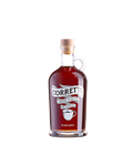 Marzadro Corretto, bottiglia del liquore da caffè su sfondo bianco