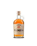 Marzadro Pellerossa, bottiglia del liquore su sfondo bianco