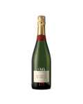Trento Doc Brut Riserva MDV, bottiglia di spumante trentino su sfondo bianco