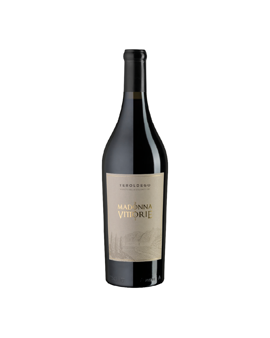 Teroldego Vigneti delle Dolomiti MDV, bottiglia di vino rosso trentino