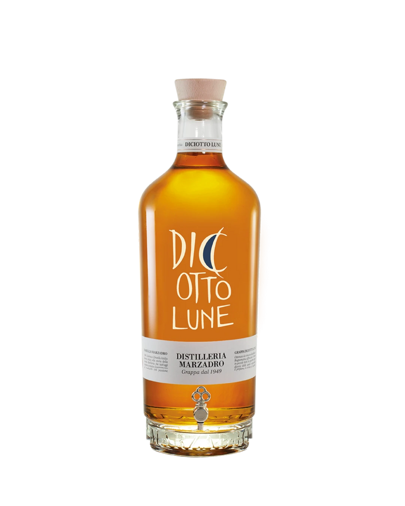 Marzadro Grappa Diciotto Lune formato Magnum, bottiglia da 1,5 litri